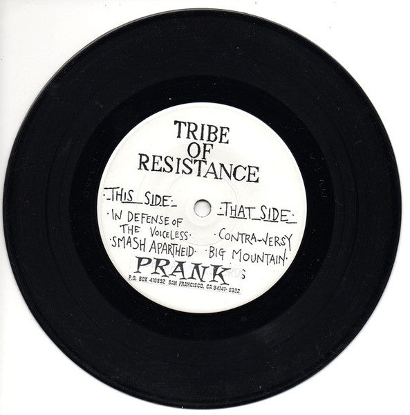 Tribe Of Resistance : In Defense Of The Voiceless (7")