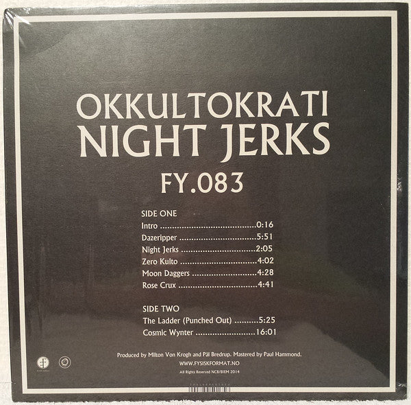 Okkultokrati : Night Jerks (LP, Ltd, Blu + CD, Album)