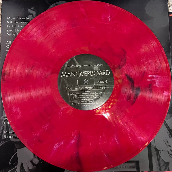 Man Overboard : The Human Highlight Reel (LP, Comp, RE, RP, Red)