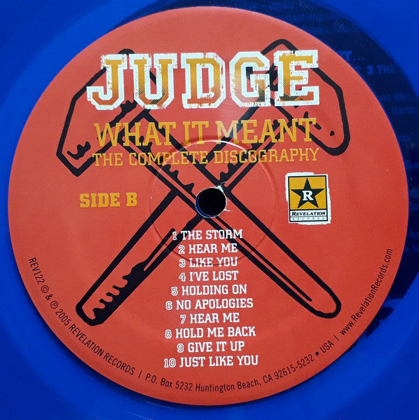 Judge : What It Meant - The Complete Discography (LP,Compilation,Repress)