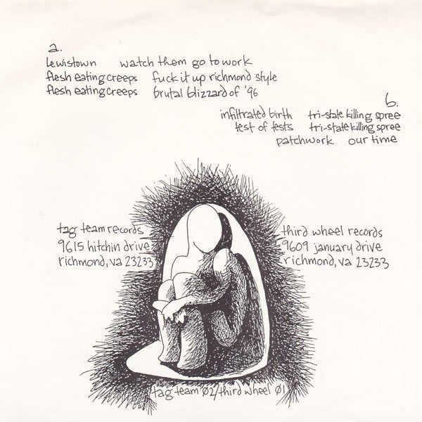 Various : 4-Way Split (7",Compilation,White Label)