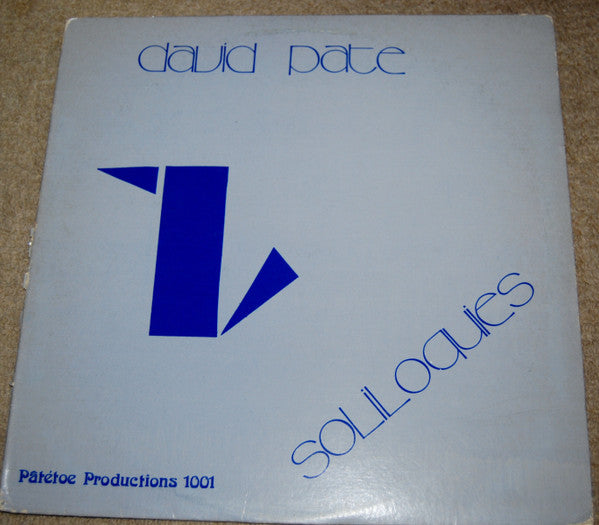 David Pate : Soliloquies (LP,Album)