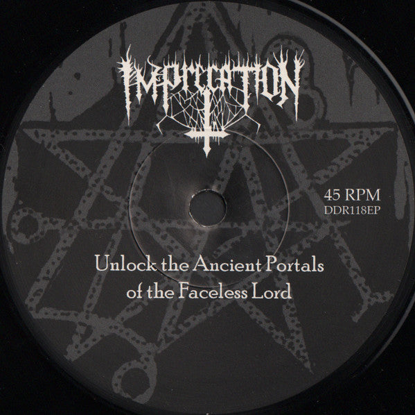Imprecation / Blaspherian : Imprecation / Blaspherian (7",45 RPM)