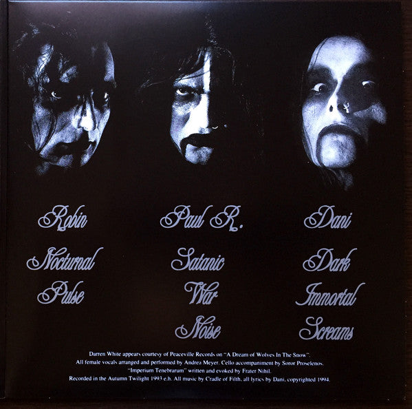 Cradle Of Filth : The Principle Of Evil Made Flesh (LP,Album,Limited Edition,Reissue)
