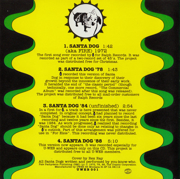The Residents : Santa Dog '88 (CD, Ltd, Num)