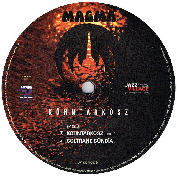 Magma (6) : Köhntarkösz (LP, Album, RE, 180)