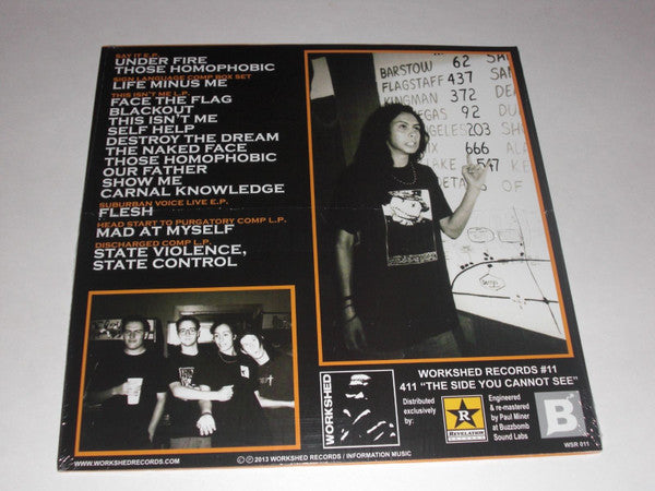 411 (2) : The Side You Cannot See: Complete Discography 1990-1992 (LP,Compilation,Limited Edition,Remastered)
