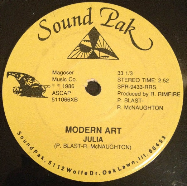 Modern Art (7) : Lindbloom Park / Julia (7")