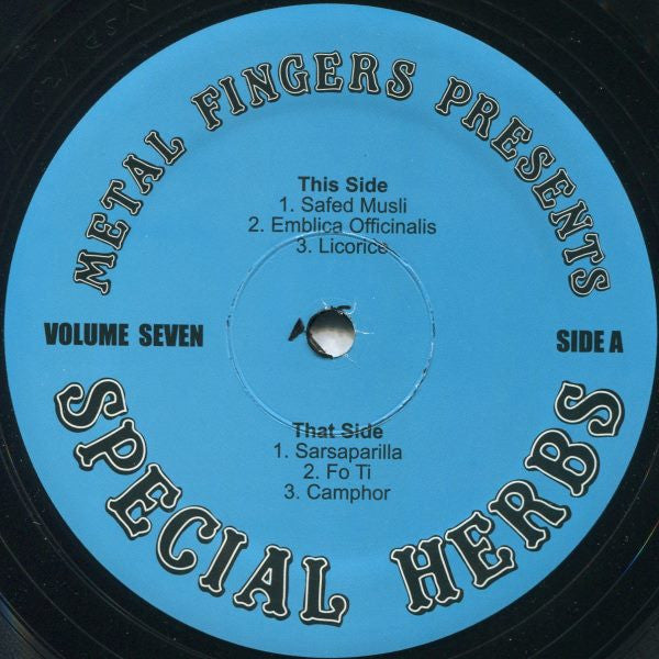 Metal Fingers : Special Herbs Volume 7 & 8 (LP,Compilation,Reissue)