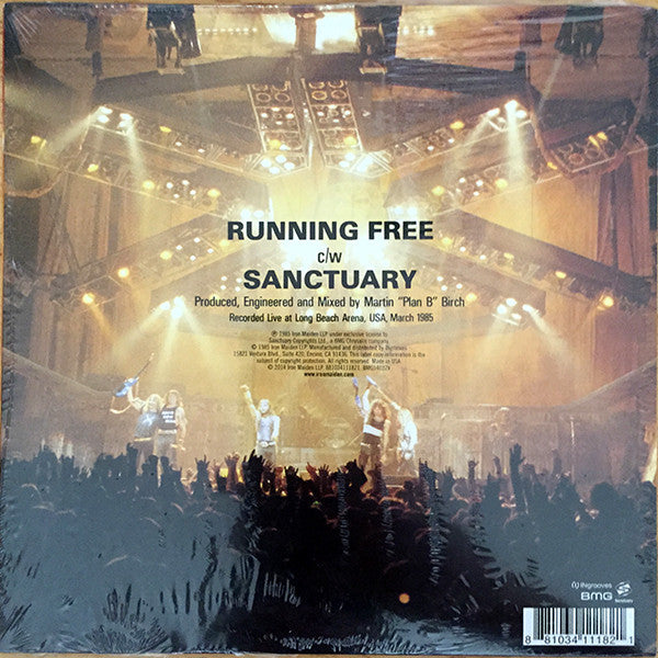 Iron Maiden : Running Free (7", Single, Ltd, RE)
