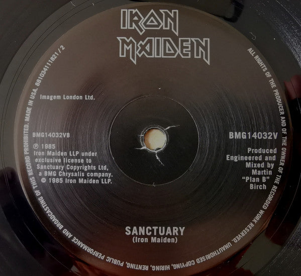 Iron Maiden : Running Free (7", Single, Ltd, RE)