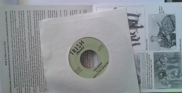 Rod & The Satalites : She Cares (7",45 RPM,Single,Reissue,Mono)