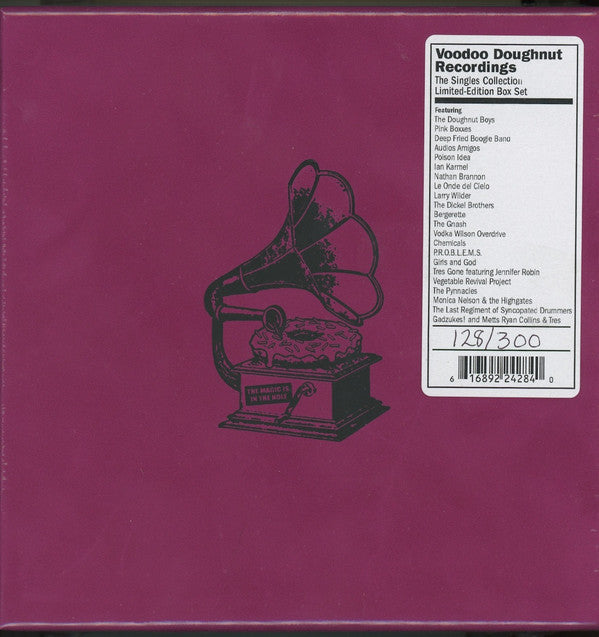 Various : Voodoo Doughnut Recordings - The Singles Collection (Box, Ltd, Num + 13x7", Num, Col)