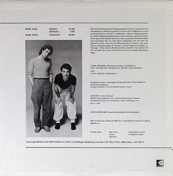 Chris Spheeris • Paul Voudouris : Passage (LP, Album)