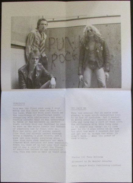 Newtown Neurotics : Hypocrite / You Said No (7", Ltd, RE, Cle)