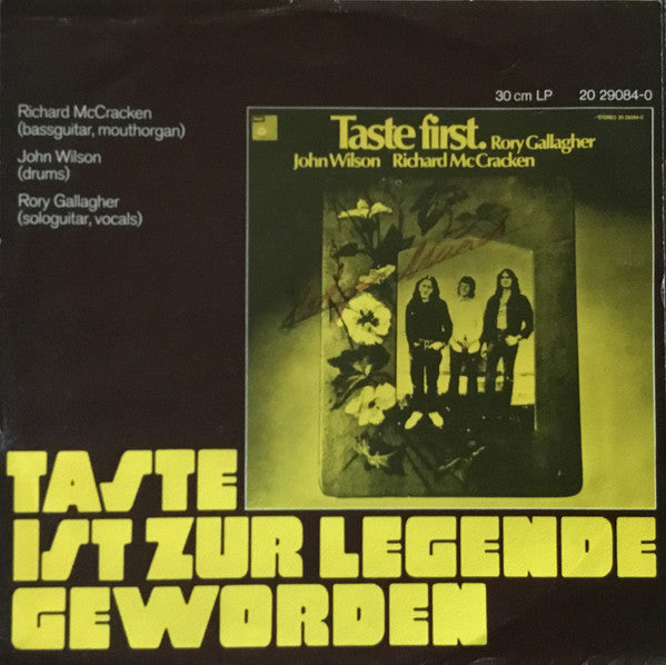 Taste (2) : Wee Wee Baby / You've Got To Pay (7",45 RPM,Single)