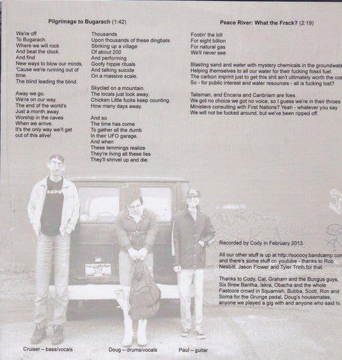 Soy (4), Bungus : Tempeh Fugit / 応力死に至る (7", EP)