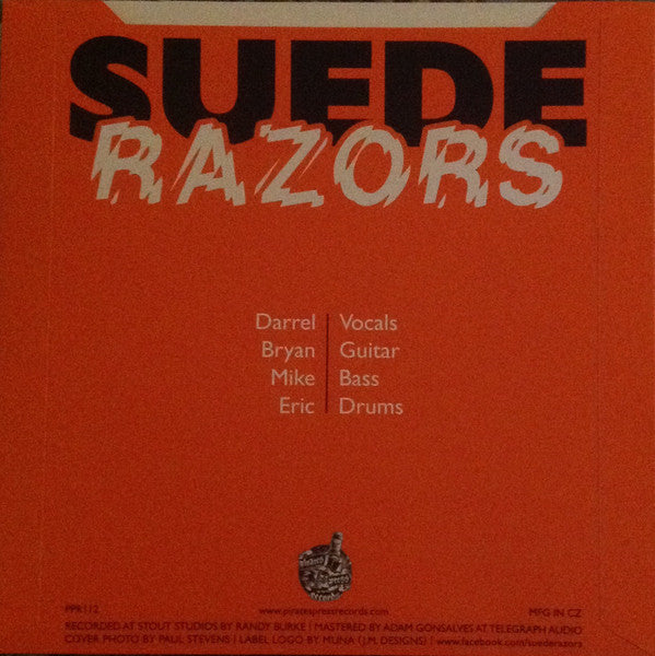 Suede Razors : Here She Comes / Longshot Kid (7", RP, Ora)