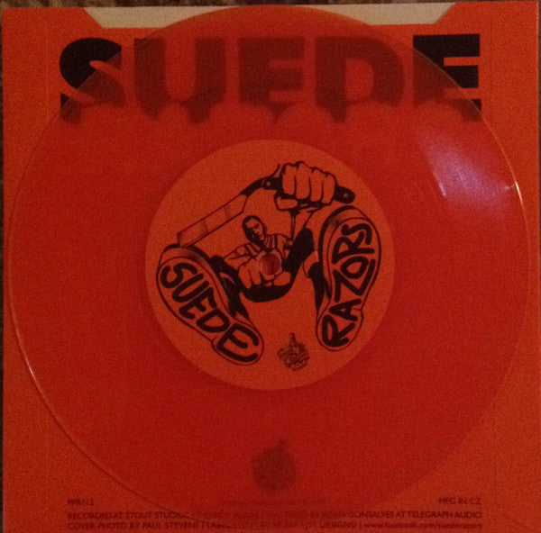 Suede Razors : Here She Comes / Longshot Kid (7", RP, Ora)