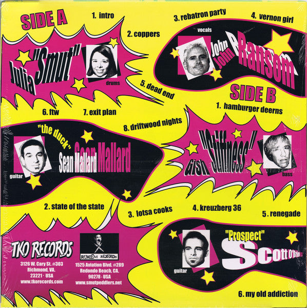 Smut Peddlers (2) : Coming Out (LP,Album)