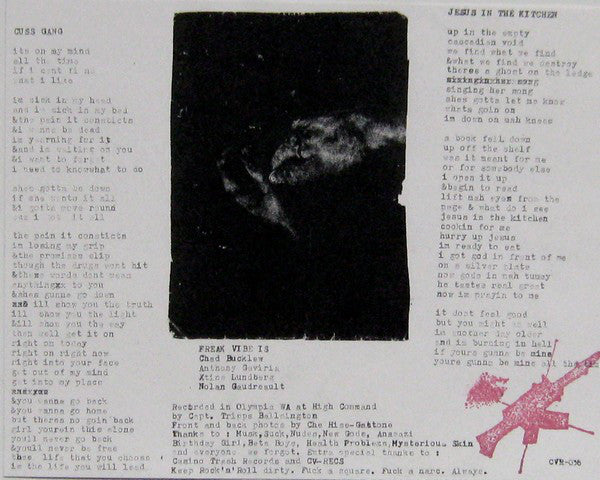 Freak Vibe : Cuss Gang B/w Jesus In The Kitchen  (7")