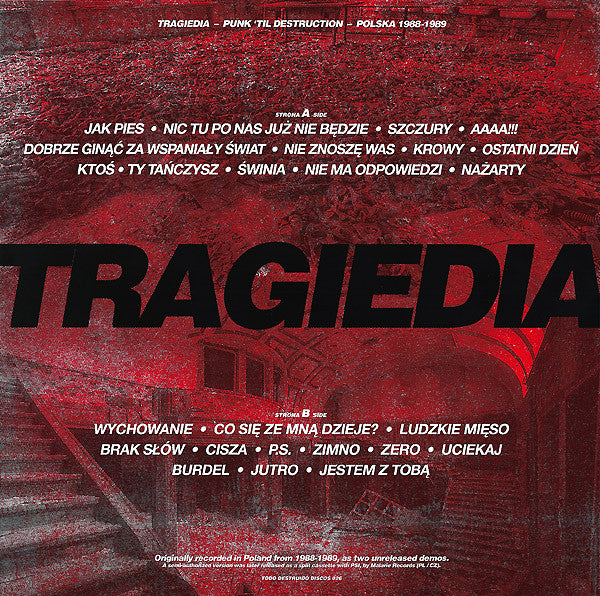 Tragiedia : Punk 'Til Destruction (LP,Album,Remastered)
