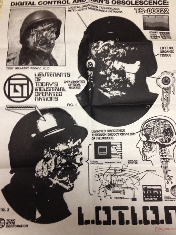 L.O.T.I.O.N. : Digital Control And Man's Obsolesence (LP,Album,White Label)