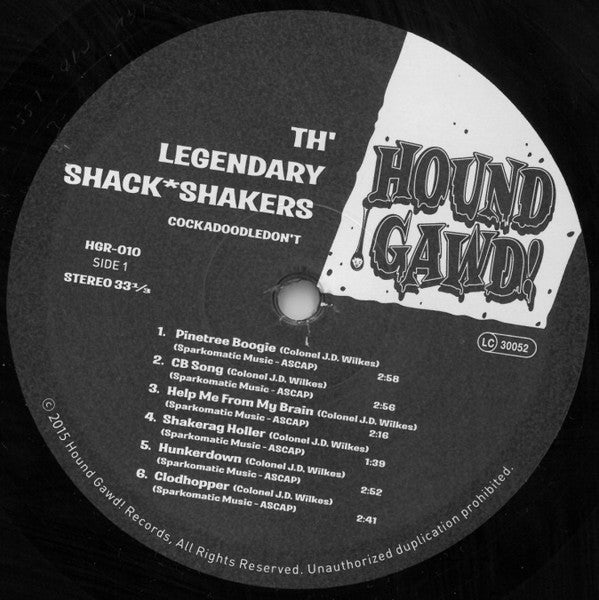 Legendary Shack Shakers : Cockadoodledon't (LP,Album,Reissue)