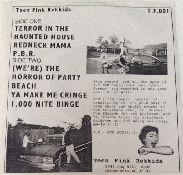 Panic Buttons, The : Rock 'N' Roll Teenage Zombies From Outer Space! (7",33 ⅓ RPM)