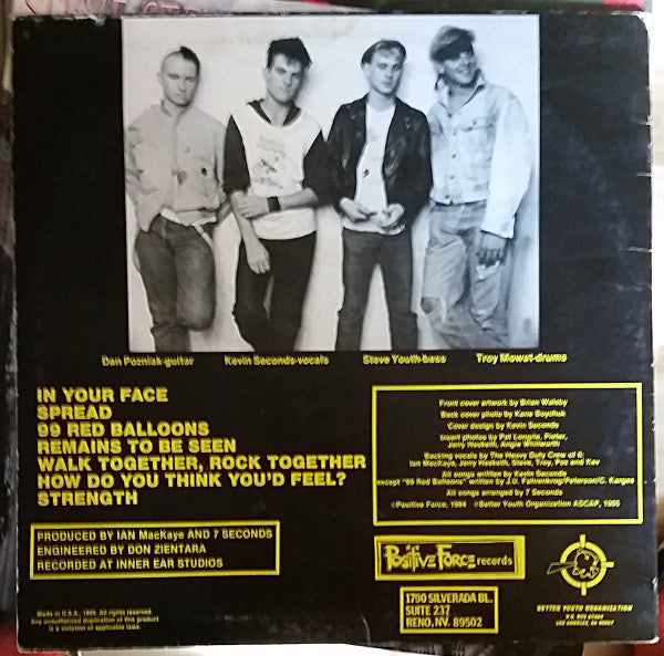 7 Seconds : Walk Together, Rock Together (12",33 ⅓ RPM,Mini-Album)