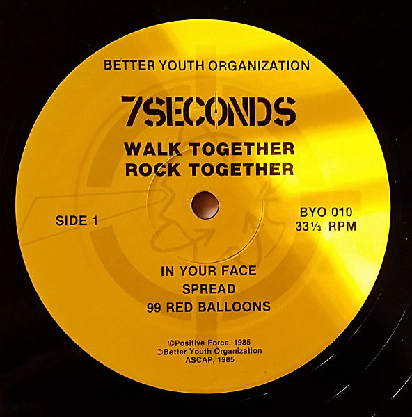 7 Seconds : Walk Together, Rock Together (12",33 ⅓ RPM,Mini-Album)