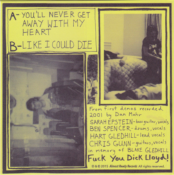 The Hunches : You'll Never Get Away With My Heart (7", Single, Ltd)