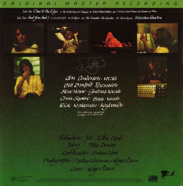 Yes : Close To The Edge (LP,Album,Reissue)