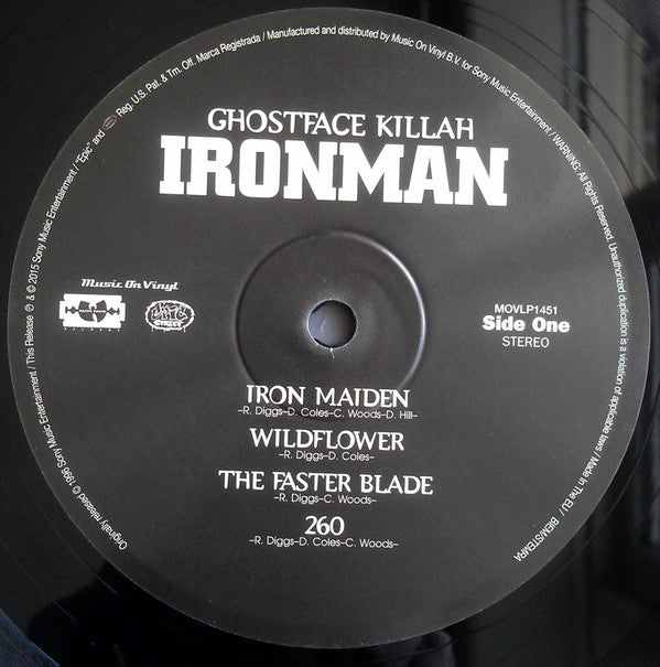 Ghostface Killah : Ironman (LP,Album,Mispress,Reissue,Repress)