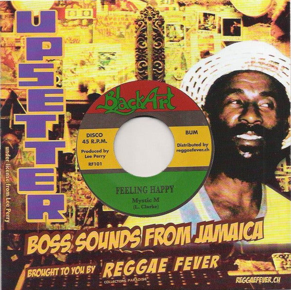 Mystic Eyes / The Upsetters : Feeling Happy (7", Single, RE)