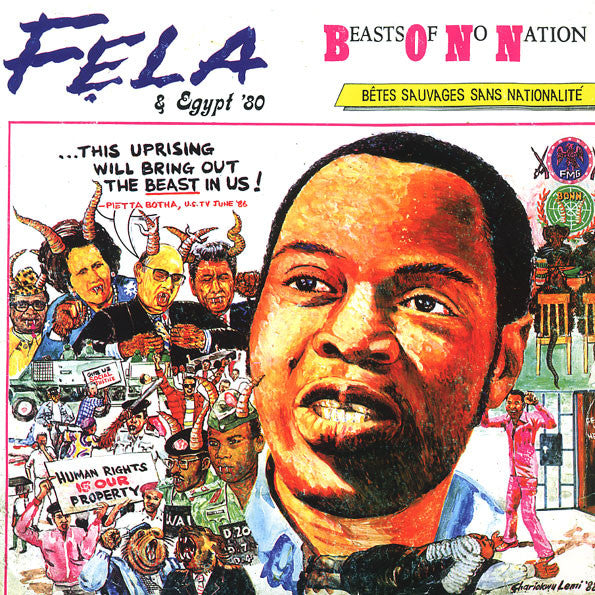 Fela Kuti & Egypt 80 : Beasts Of No Nation (LP,Album,Reissue)