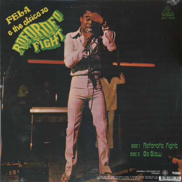 Fela Kuti : Roforofo Fight (LP,Album,Reissue,Stereo)