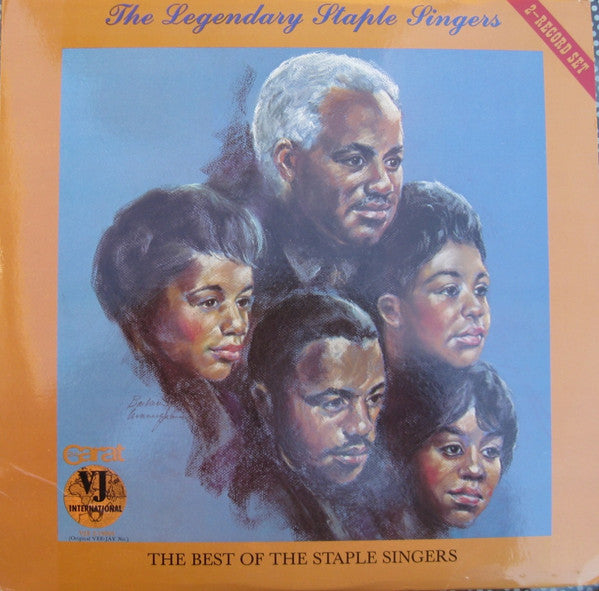 Staple Singers, The : The Legendary Staple Singers (LP,Compilation,Reissue)