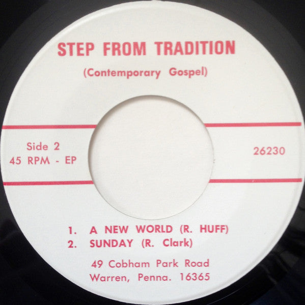 Step From Tradition : Step From Tradition (7", EP)
