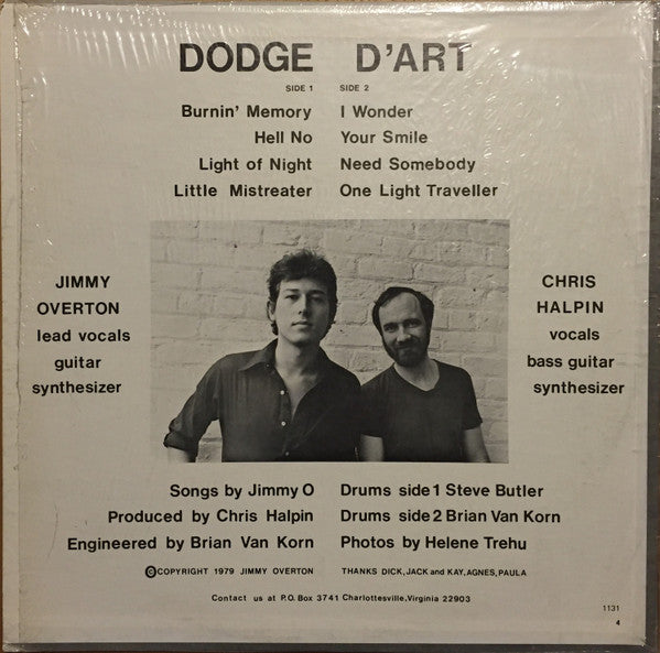 Dodge D'Art : Dodge D'Art (LP)