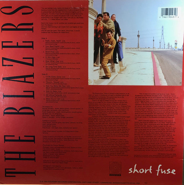 Blazers (3), The : Short Fuse (LP)