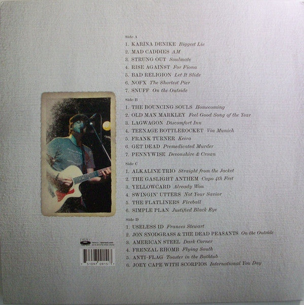 Various : The Songs Of Tony Sly: A Tribute (2xLP, Album, Comp, Cle)