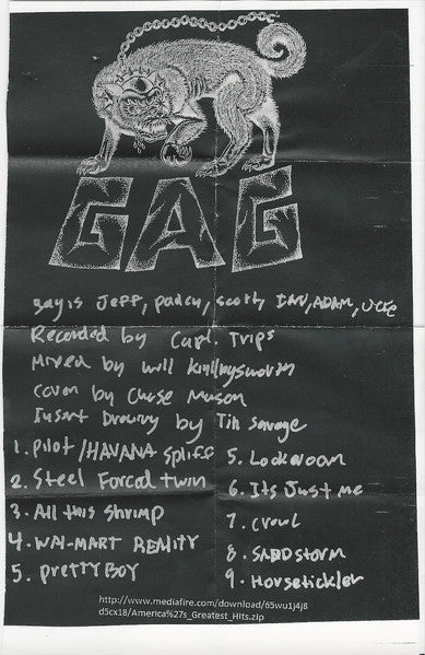 GAG (4) : America's Greatest Hits (Album,Limited Edition,Promo)