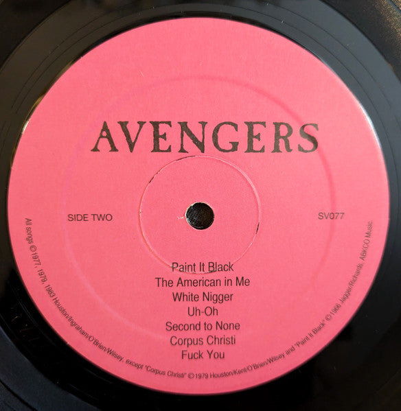 Avengers : Avengers (LP,Album,Compilation,Reissue)
