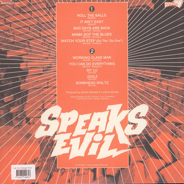Giuda (2) : Speaks Evil (LP,Album,Limited Edition)