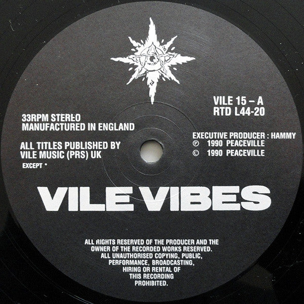 Various : Vile Vibes (LP,Compilation)