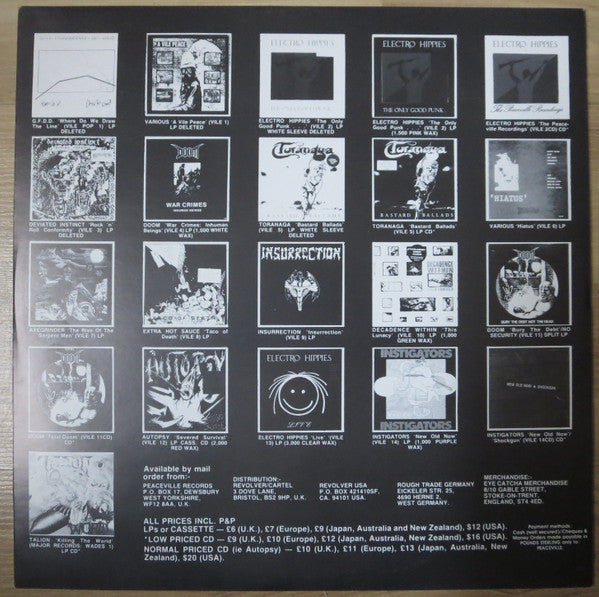 Various : Vile Vibes (LP,Compilation)