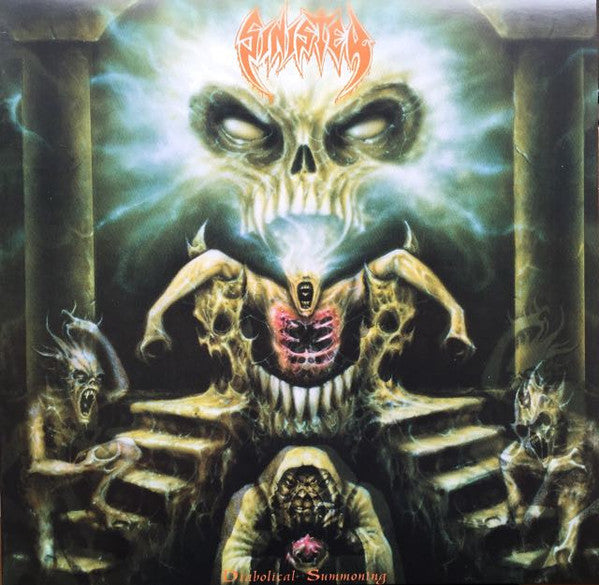 Sinister : Diabolical Summoning (LP,Album,Reissue,Test Pressing,White Label)