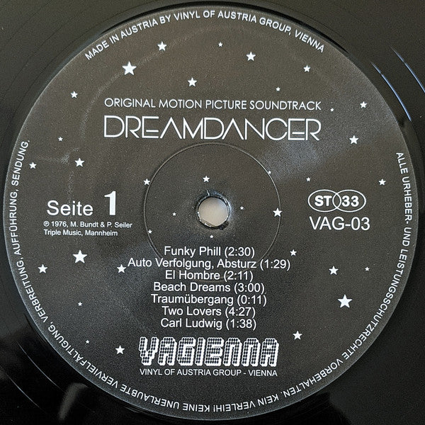 Michael Bundt & Peter Seiler : Dreamdancer (Original Motion Picture Soundtrack), Carl Ludwig, Der Traumtänzer (LP, Album, Ltd, Num)