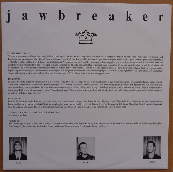 Jawbreaker : Chesterfield King ()